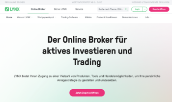 Lynx Broker Startseite