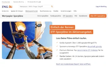 ING-ETF-Sparplan Startseite